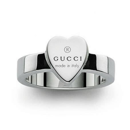 anello gucci a cuore|Anelli in Argento .